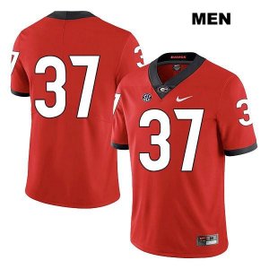 Men's Georgia Bulldogs NCAA #37 Patrick Bond Nike Stitched Red Legend Authentic No Name College Football Jersey HOO6454BS